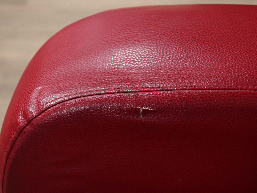 Кресло мягкое 880x800 Искусственная кожа Красный Россия (КМКС-241223)