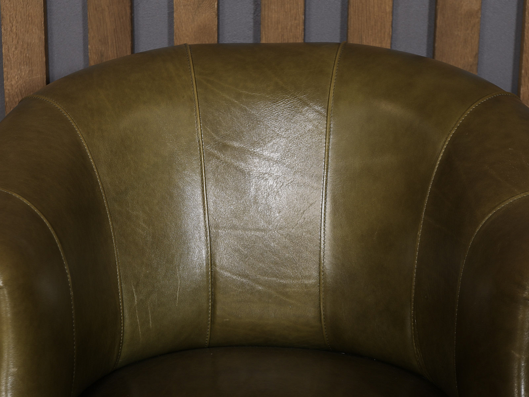 Офисное кресло Vienna Origgi Salotti 607 Искусственная кожа Зелёный Италия (КПЭЗЛ-090725)