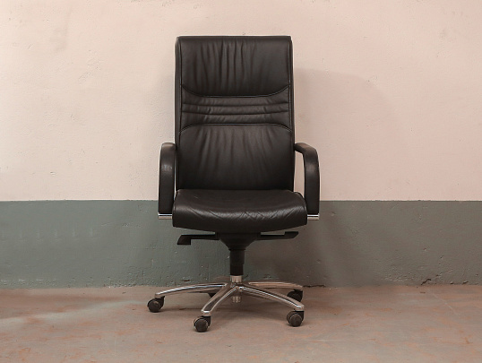 Кресло руководителя Искусственная кожа Чёрный