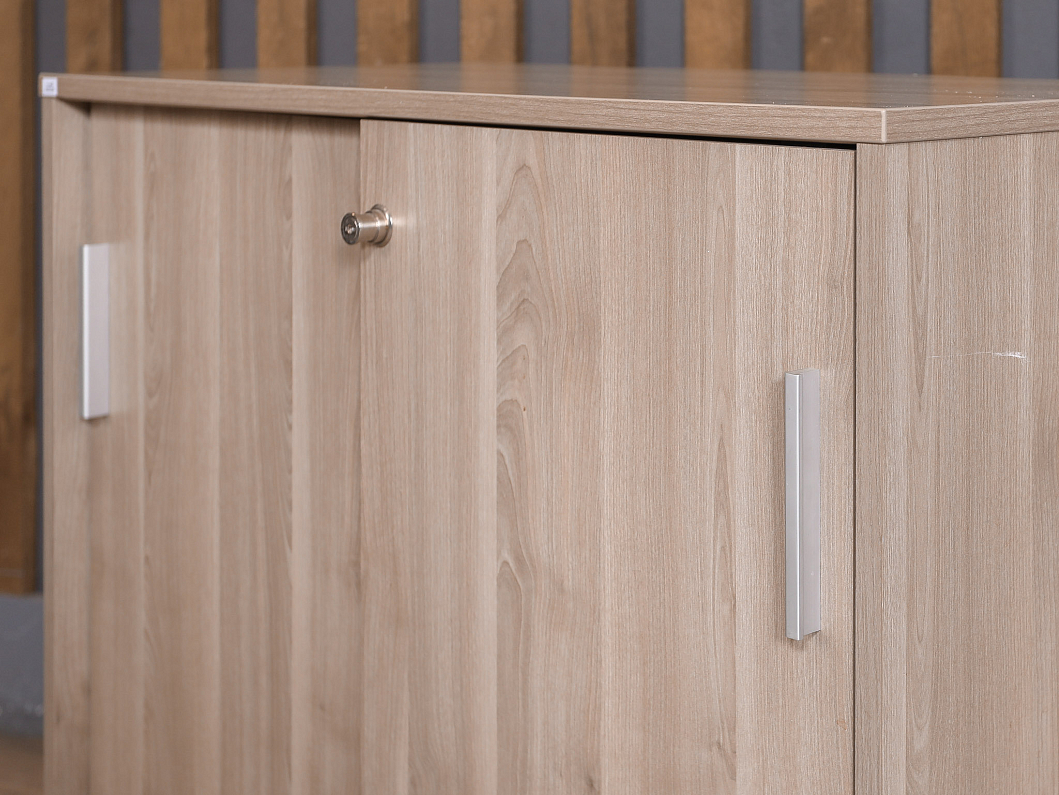 Тумба под оргтехнику ЛДСП Ясень шимо (ТОЯШ1-120226)