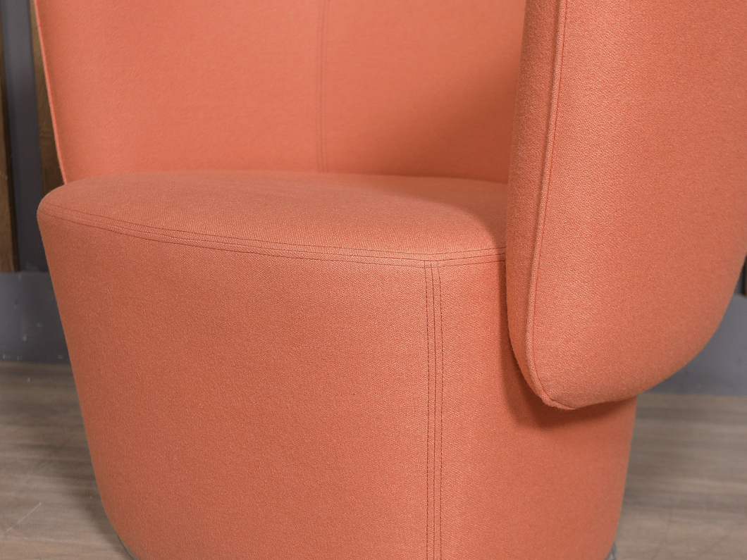 Кресло SOFTLINE Ткань Красный Дания (КМТРЗ2-281225)