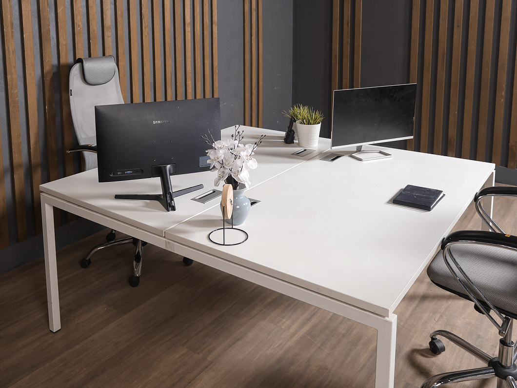 Комплект офисной мебели Narbutas ЛДСП Белый Литва (ГРБ5-020425)