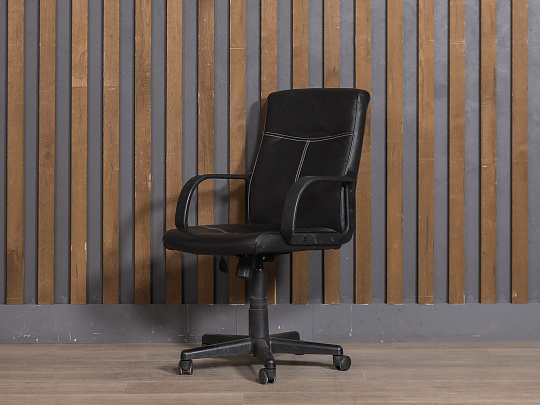 Кресло руководителя Helmi Искусственная кожа Чёрный