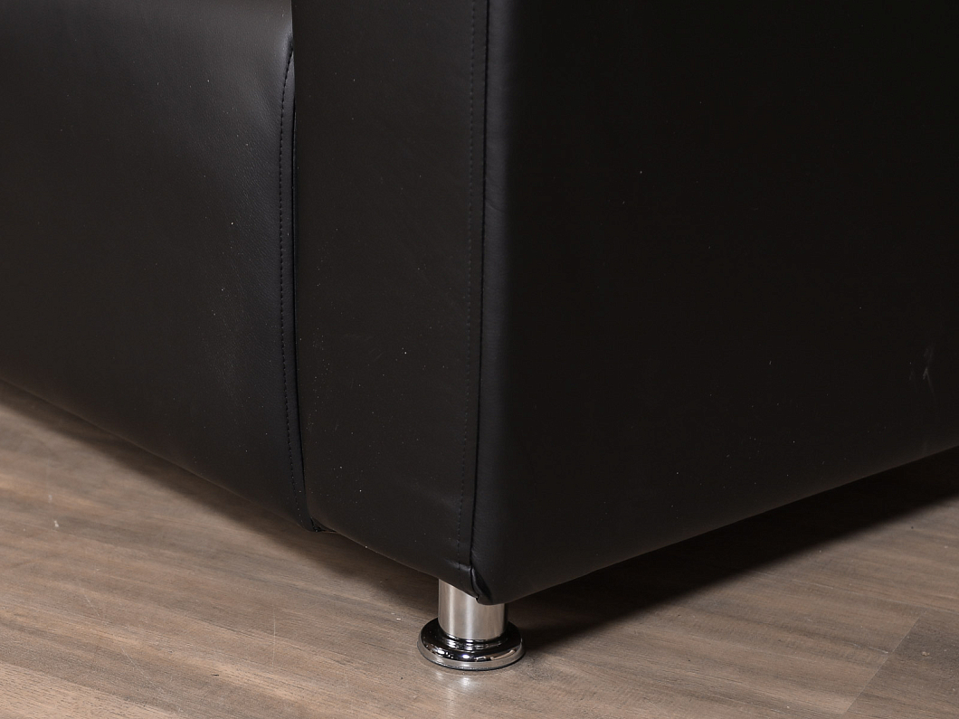 Диван БОН Искусственная кожа Чёрный Россия (ДЭЧ2-БОН)