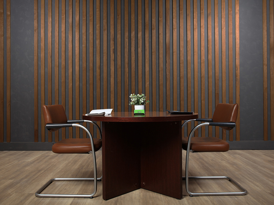 Стол для переговоров Della Rovere 1100x1100x750 ДСП Венге Италия (СДПВГ1-240523)