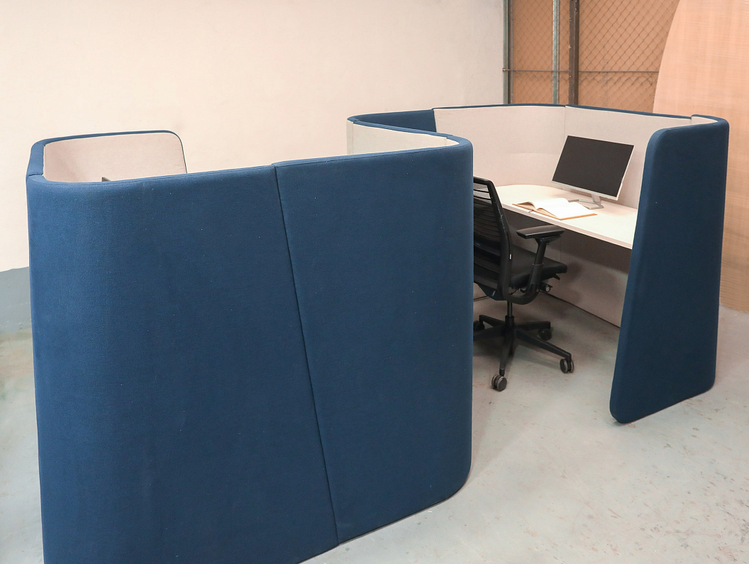 Комплект офисной мебели ToForm WORKSPACE ЛДСП Синий Россия (РМ2-270226)