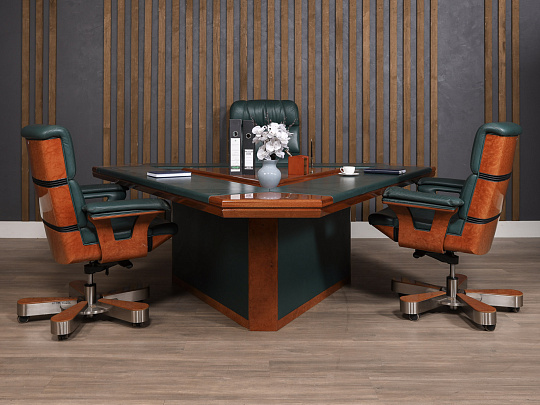 Стол для переговоров R.A. Mobili Sirio Шпон Радика Италия