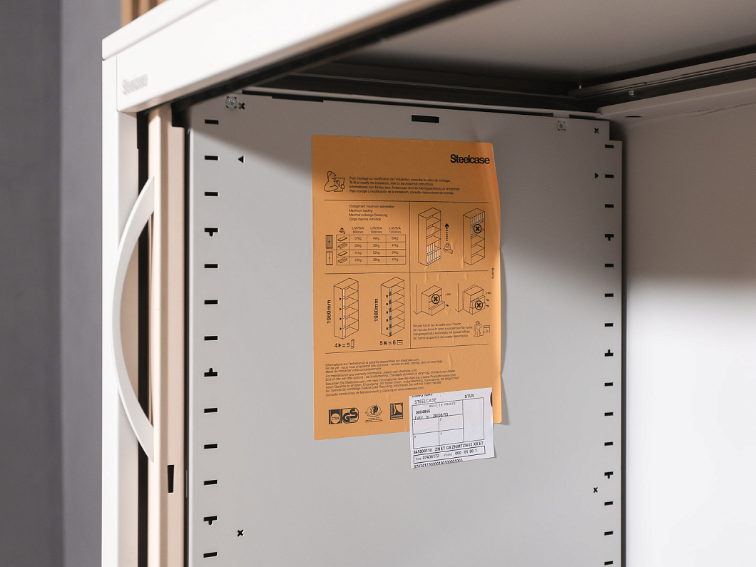 Шкаф для документов Steelcase Металл Бук США (ШДБК1-260325)