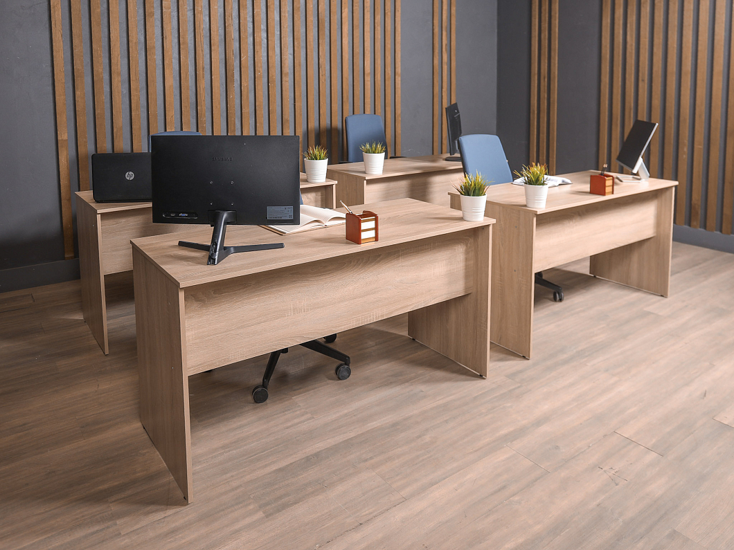 Стол прямоугольный ЛДСП Дуб сонома (СПНДС-171225)