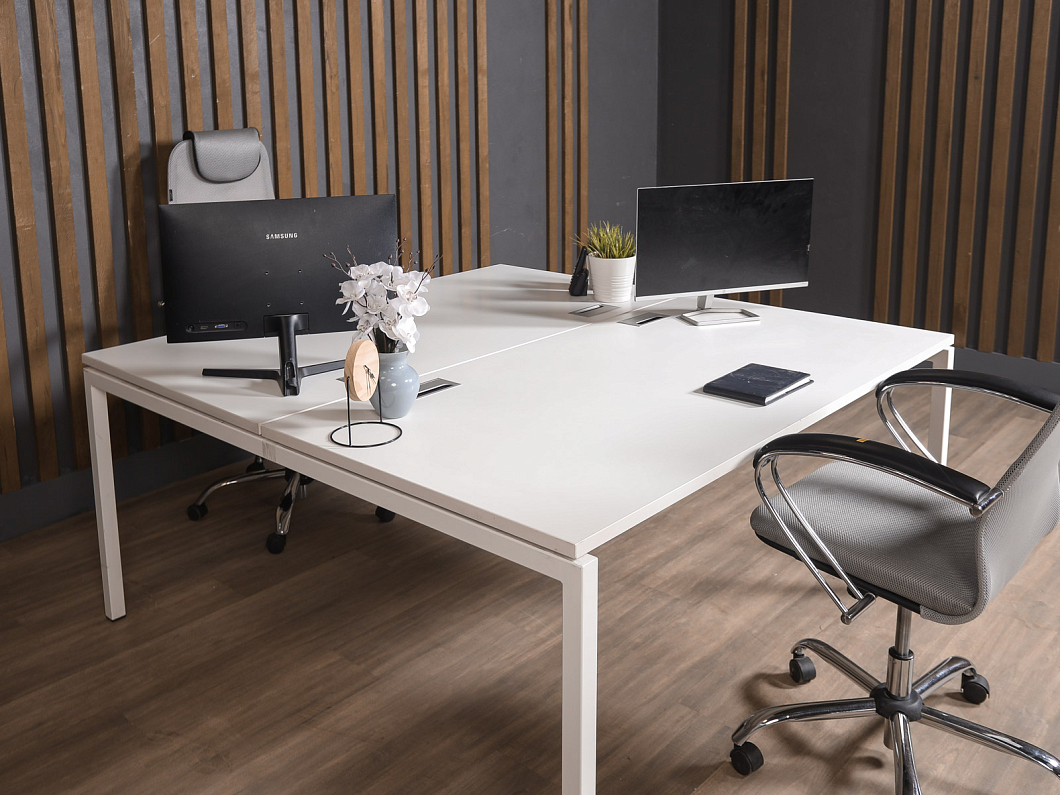 Комплект офисной мебели Narbutas ЛДСП Белый Литва (ГРБ5-020425)