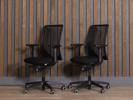 Офисное кресло ELICA Ткань Чёрный Италия