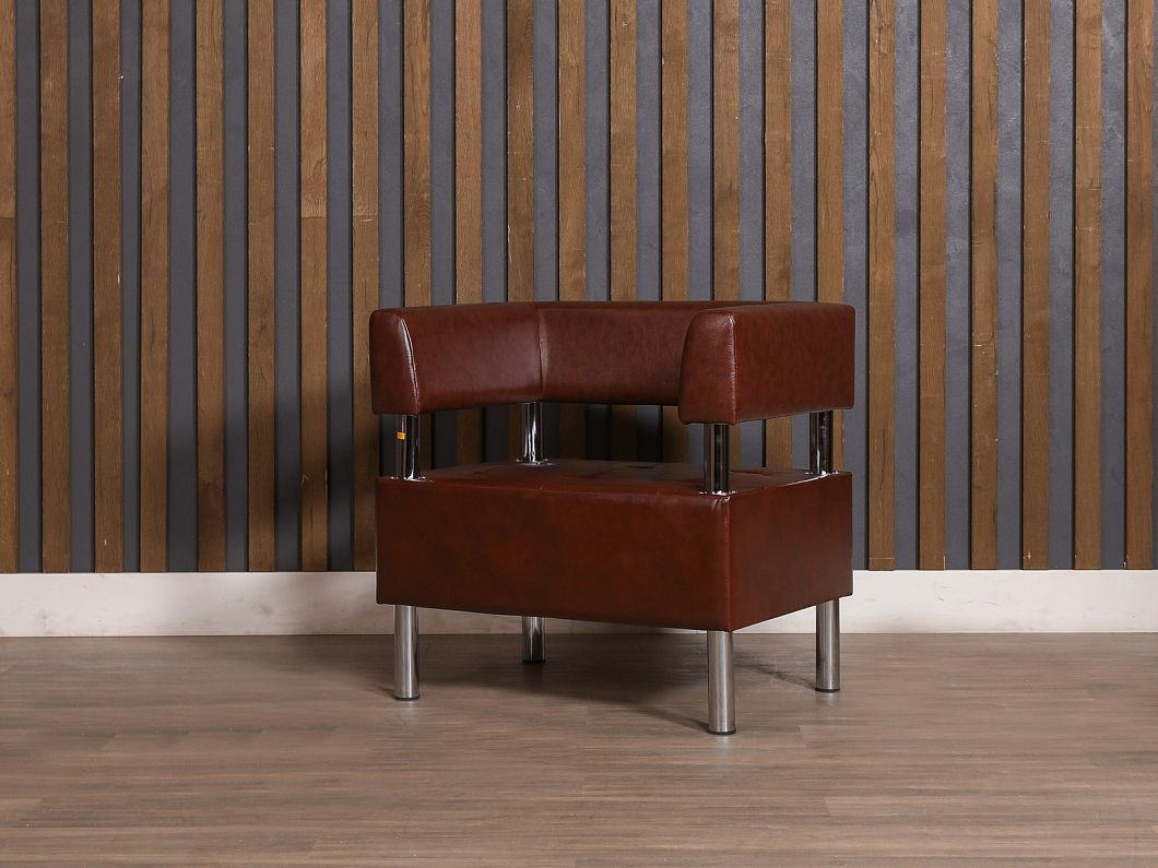 Кресло САНТЬЯГО Искусственная кожа Коричневый Россия (КМЭКЧ-СНТГ)