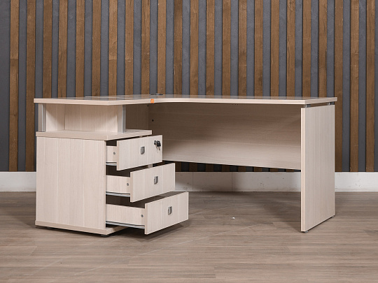 Стол с тумбой Экспро Vasanta ЛДСП Клен Россия