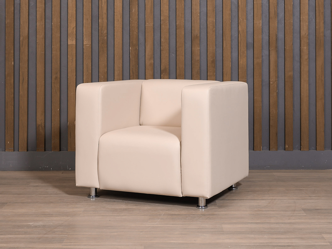 Кресло БОН Искусственная кожа Бежевый Россия (КМЭБЖ-БОН)