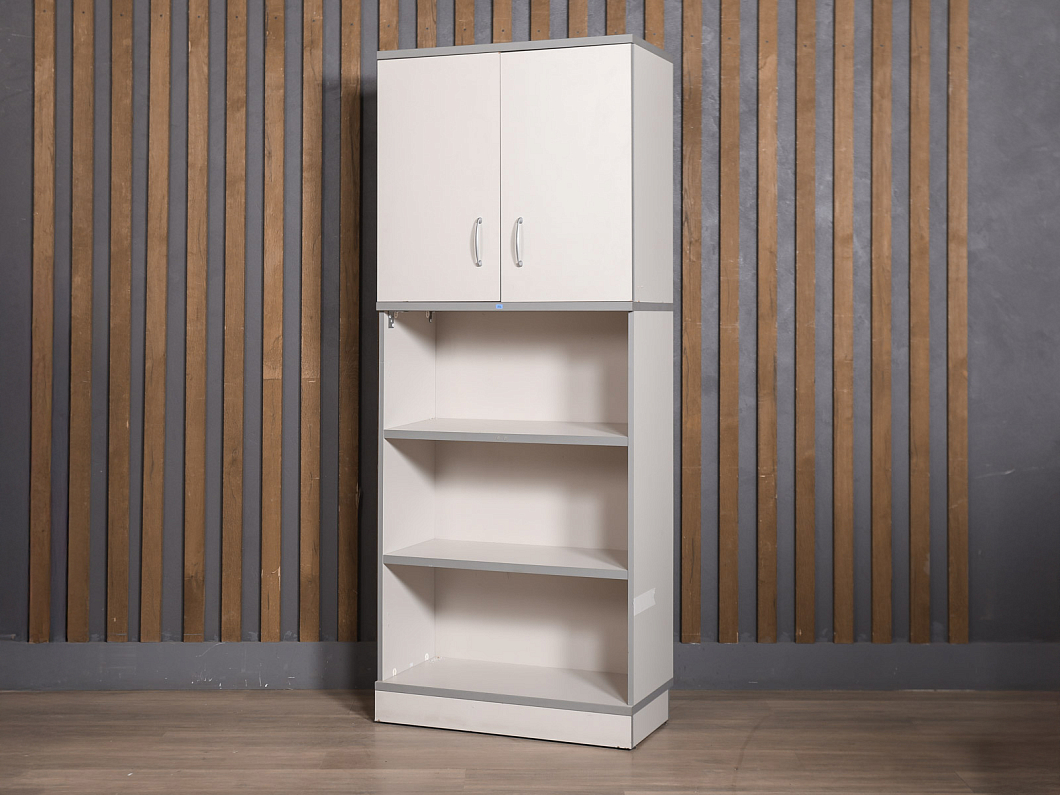 Шкаф для документов ЛДСП Серый (ШДСР-201125)