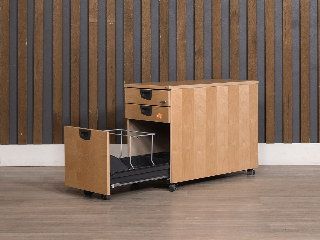 Тумба подкатная Kinnarps ЛДСП Бук Швеция (ТВБК-090425)