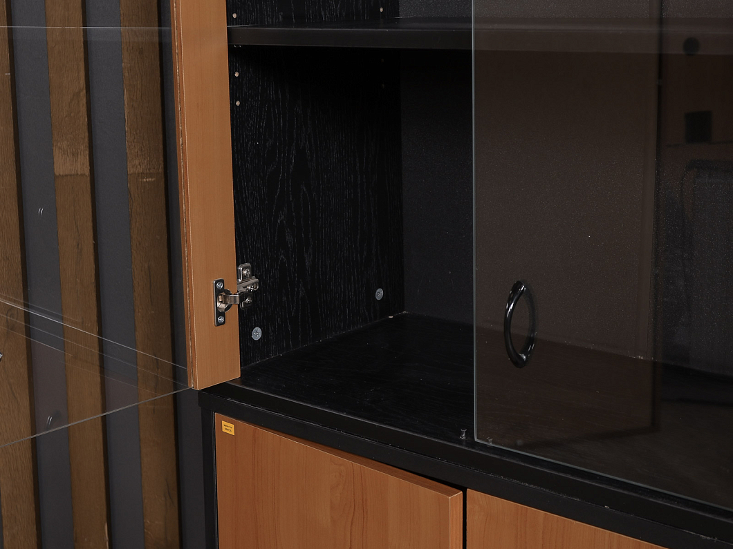 Шкаф для документов ЛДСП Венге (ШДСВГОХ-090725)