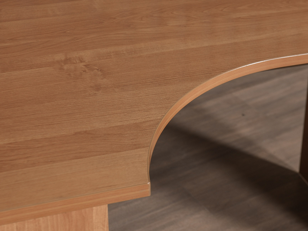 Стол эргономичный ЛДСП Ольха (СПЭОХ1-211025) Стол эргономичный ЛДСП Ольха (СПЭОХ1-211025)