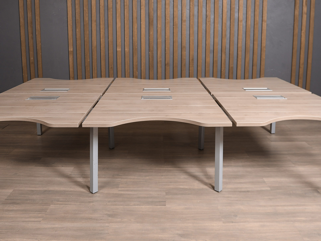 Комплект офисной мебели ЛДСП Дуб (БС6ДС-221225)