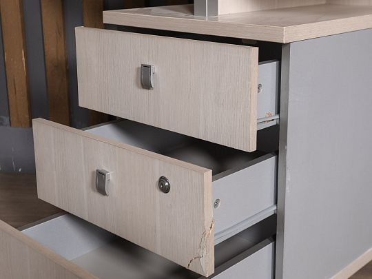 Тумба приставная Экспро Vasanta ЛДСП Бук Россия