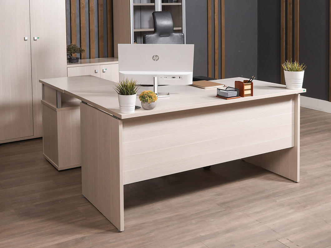 Кабинет руководителя Экспро Vasanta ЛДСП Дуб Россия (КРД-300825)