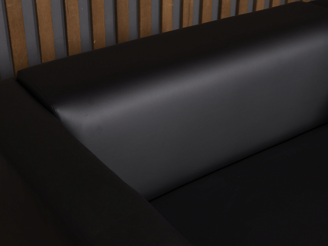 Диван СИТИ Искусственная кожа Чёрный Россия (ДЭЧ-СИТИ)