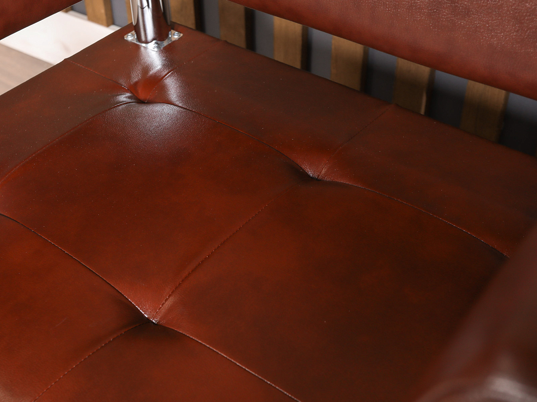 Кресло САНТЬЯГО Искусственная кожа Коричневый Россия (КМЭКЧ-СНТГ)