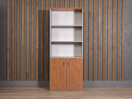 Шкаф для документов ЛДСП Вишня