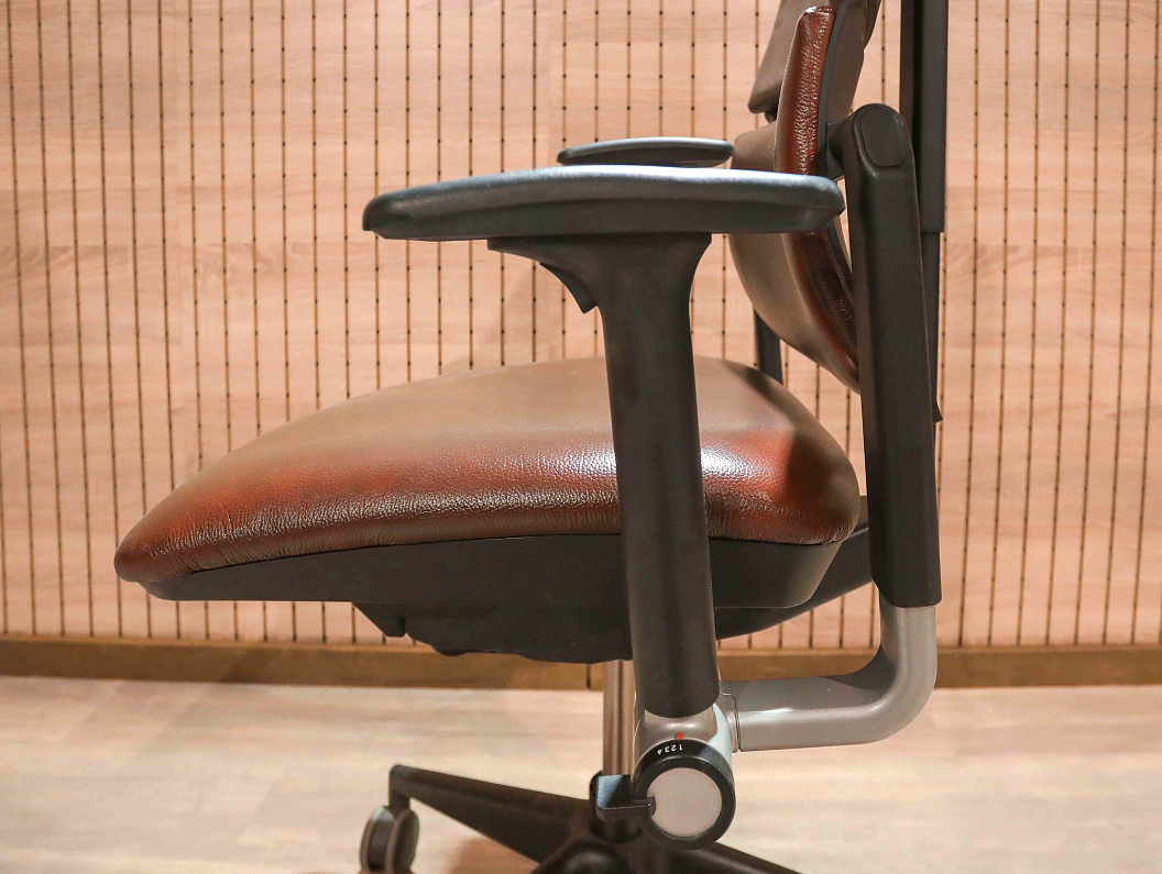 Кресло руководителя Steelcase Кожа Бордовый США (КДРБР-070325)