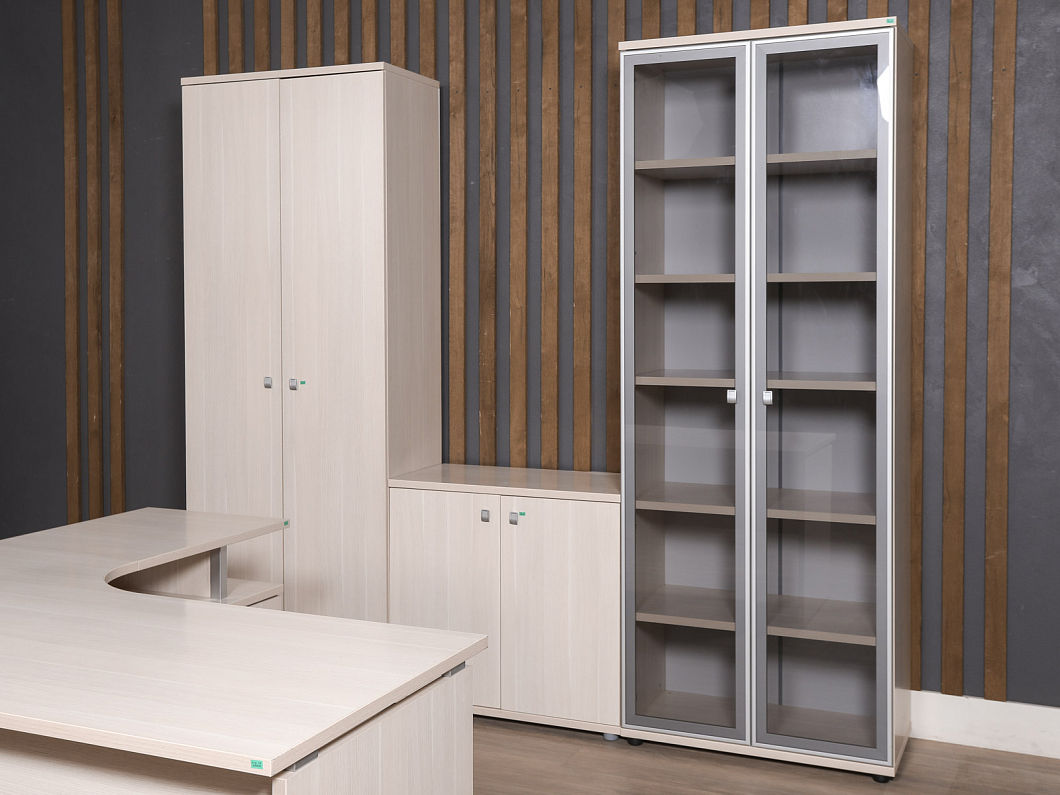 Кабинет руководителя Экспро Vasanta ЛДСП Дуб Россия (КРД-300825)