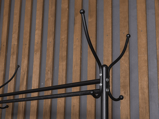 Вешалка напольная Металл Чёрный