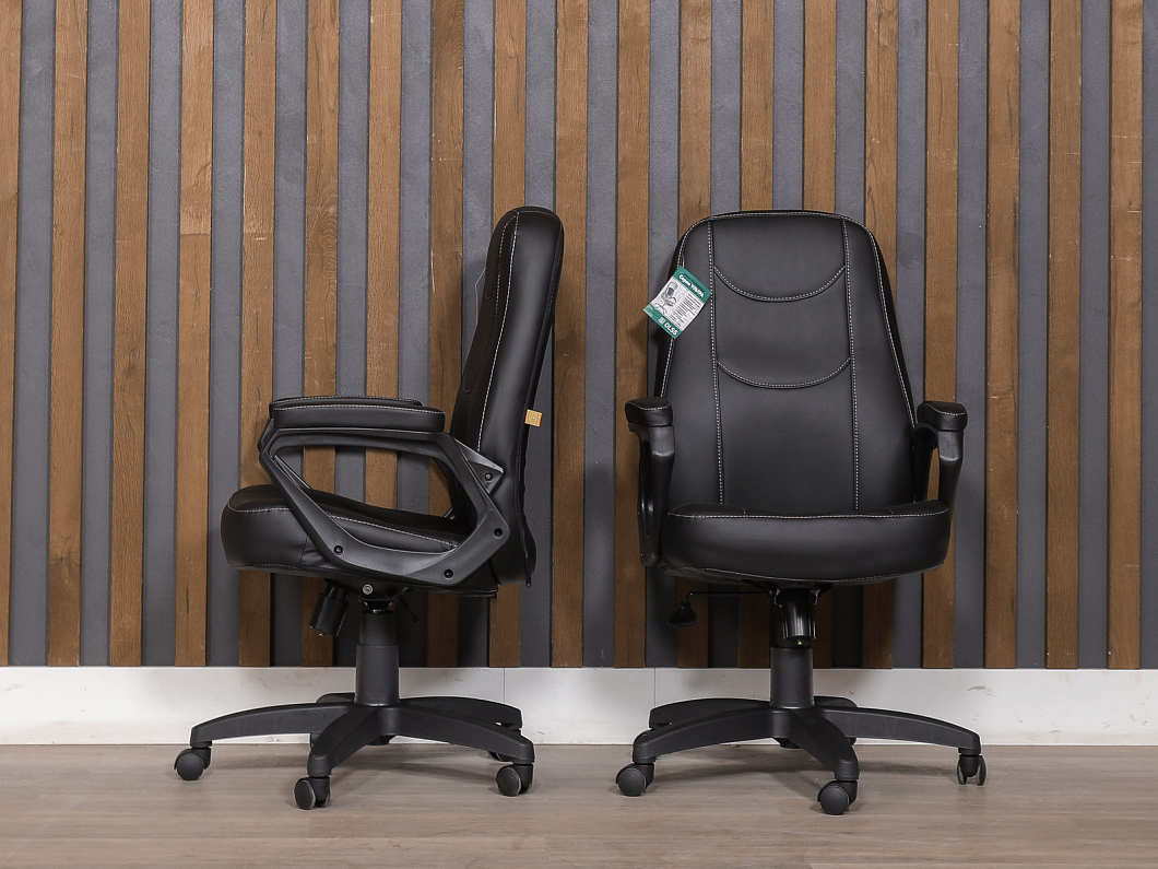 Кресло руководителя Амиго Искусственная кожа Чёрный Россия (КРЭЧ-АМГ)