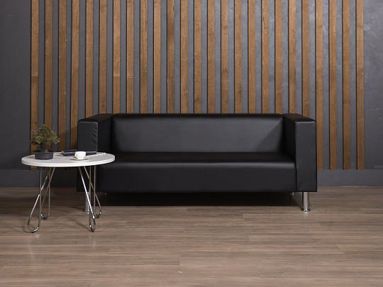 Диван СИТИ Искусственная кожа Чёрный Россия