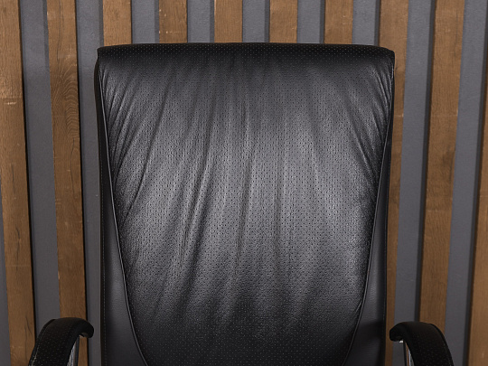 Кресло руководителя Кожа Чёрный Италия