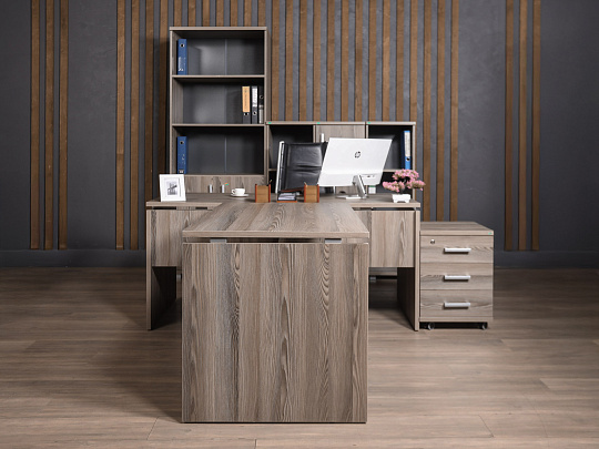 Кабинет руководителя ЛДСП Ясень шимо