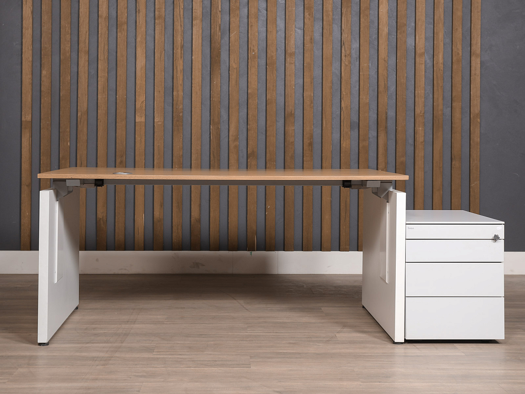 Стол руководителя Bene ЛДСП Ольха Австрия (СРОХБ-070770)