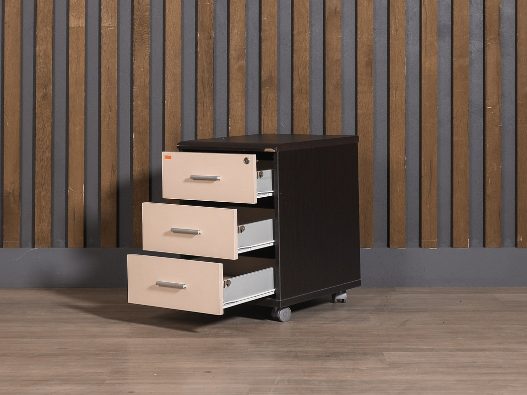 Тумба подкатная Технофорвард МДФ Венге Россия (ТВВГБЖ-300925)