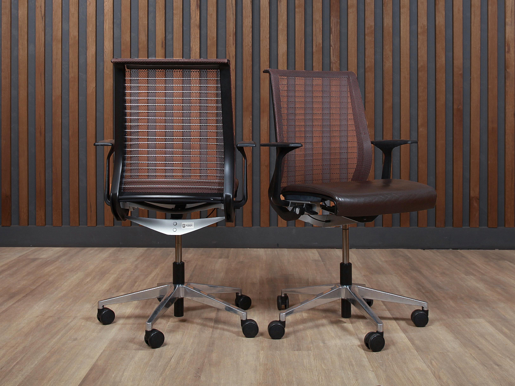 Кресло руководителя Steelcase Think Кожа Коричневый США (КПКР-140723)