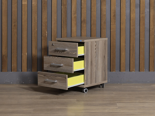 Тумба подкатная ЛДСП Ясень шимо