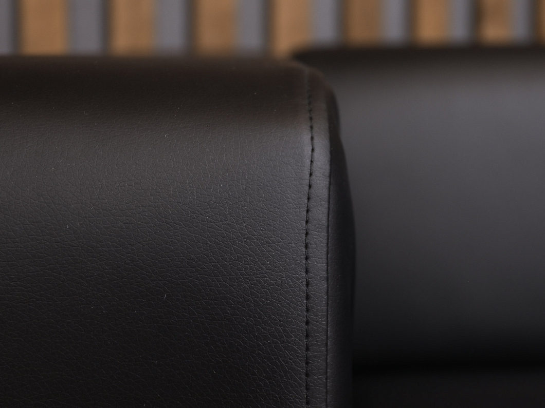 Диван БОН Искусственная кожа Чёрный Россия (ДЭЧ2-БОН)