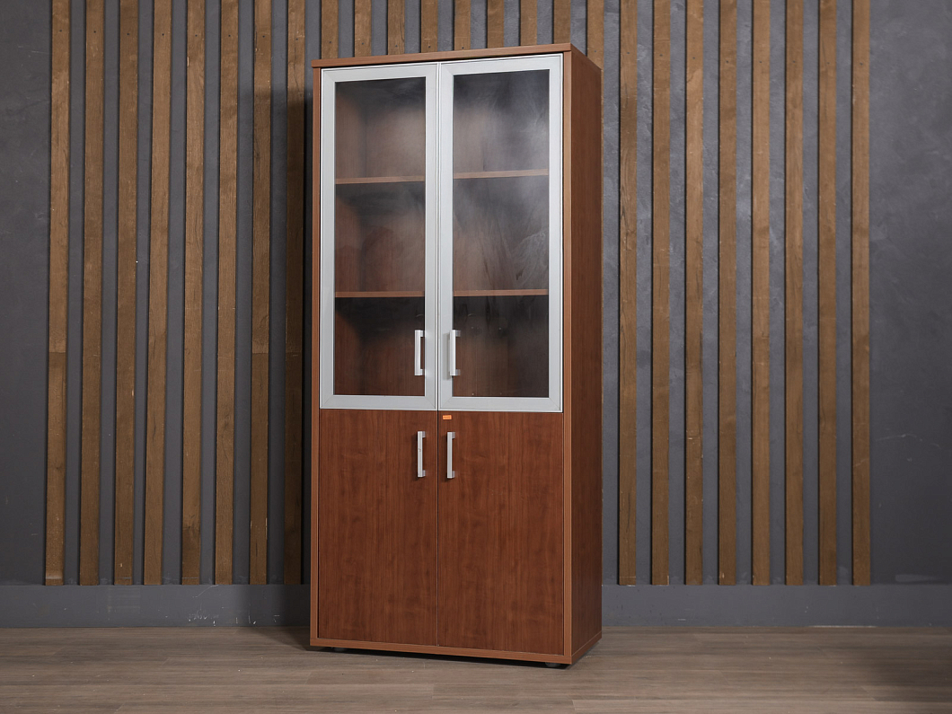 Шкаф для документов ЛДСП Вишня (ШДСВШ1-211025)