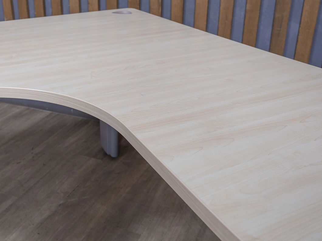 Стол угловой Steelcase ЛДСП Дуб Франция (СЭД-241124)