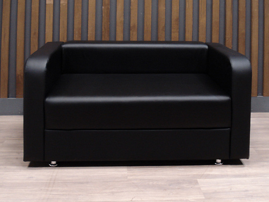Диван БОН Искусственная кожа Чёрный Россия
