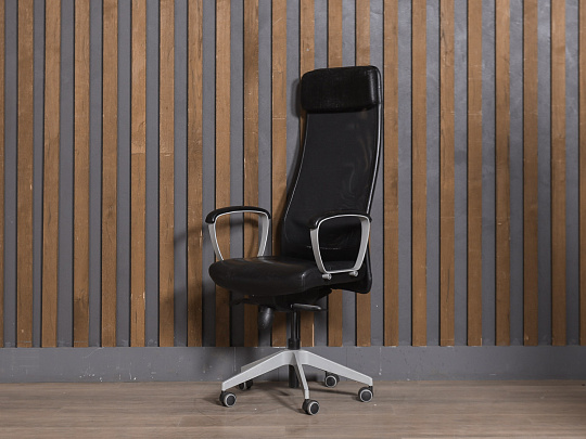 Кресло руководителя Искусственная кожа Чёрный