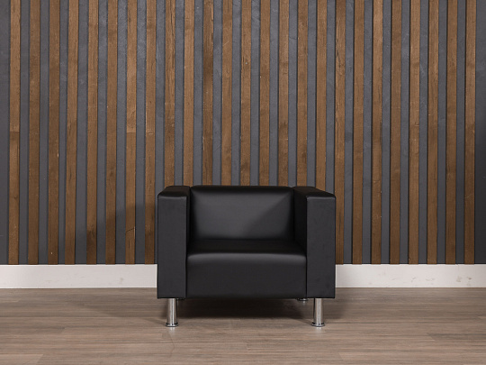 Кресло СИТИ Искусственная кожа Чёрный Россия