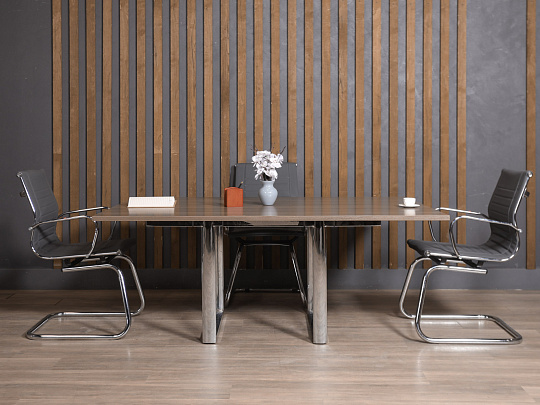 Стол для переговоров ЛДСП Ясень шимо