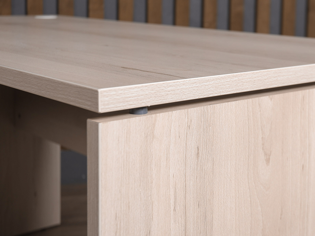 Стол с тумбой ЛДСП Бук (СЭТБК-181025)