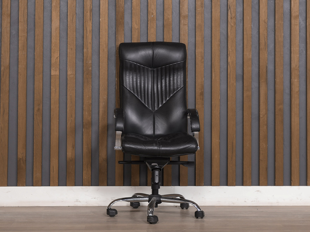 Кресло руководителя Bels Torus Кожа Чёрный Россия (КРКЧ-150525)