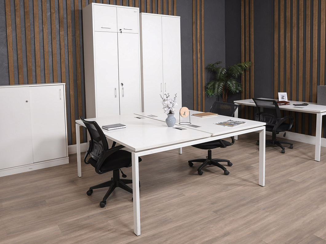 Комплект офисной мебели Narbutas ЛДСП Белый Литва (ГРБ-020425)