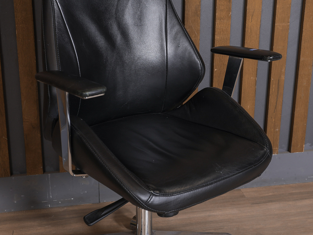 Кресло руководителя Искусственная кожа Чёрный (КРКЧ1-251225)